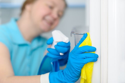 Customer property preparation before carpet cleaning service