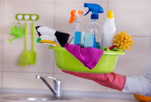 Stain treatment during mattress cleaning service